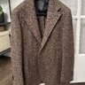 SOLD Spier & Mackay Marling and Evans Dark Brown Herringbone Sport Coat, 40R