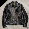 THE REAL MCCOY'S NELSON 30S SPORTS JACKET - BLACK HORSEHIDE (NWOT)