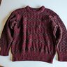 Inis Meain - 38 - Burgundy Crewneck Sweater