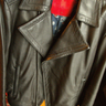 *DROP* Men's $6,500 ISAIA Napoli Brown Luxury Nappa Leather Biker Jacket US40 IT50 M L - EXCELLENT