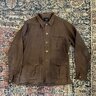 SOLD Drake's Heavy Linen Overshirt - L Large - Drake's of London Chore Jacket