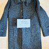 SOLD - S.E.H. Kelly Balmacaan in Forest Green Donegal Tweed - 38R - Small