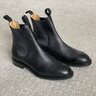 Carmina Wholecut Chelseas - 9.5 UK (Detroit Last) - Black Pereandrea