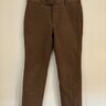 Rota - Brown Cotton Moleskin Trousers - 46