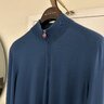 Kiton Diamante Blue Sweater 50IT 40US