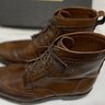 RARE used Allen Edmonds Chili Shell Cordovan Dalton Wingtip Boots 12 D