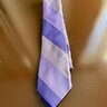 Paul Stuart Purple Block Stripe Tie