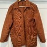 [SOLD] Drakes dark brick red corduroy chore jacket 38