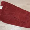 NWT LUIGI BIANCHI MANTOVA Slim Fit Corduroy Pants, size 28-30 (46 EU)