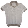 GRAN SASSO SKIPPER KNIT POLO RICE STITCH