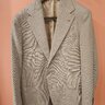 Anglo Italian Tan wool Silk Linen Sport Coat