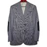 CORNELIANI PATCH POCKET PLAID BLAZER JACKET