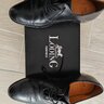 40.5 Loding cap toe shoes worn once. As new