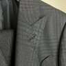 NWT TOM FORD O'CONNOR NAVY GLEN CHECK WOOL SUIT SIZE 40R U.S. / 50 IT