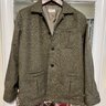Collaro Green Tweed Chore Coat, Size 40 to 42 US