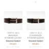 Two like new Simonnot Godard croc belts