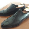 SOLD Crockett and Jones Handgrade Albany black oxford shoes UK 9