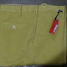 SOLD NWT Isaia Cotton/Linen Pants Size 52 EU Light Grey & Golden Khaki