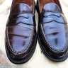 SOLD!!! ALDEN x BROOKS BROTHERS unlined shell cordovan penny loafers LHS 986