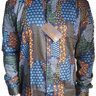 NEW ROBERTO CAVALLI Multi Color Casual Dress Shirt XL