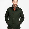 NWT Brooks Brothers BrooksStorm Quilted Wool Jacket XL Green