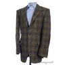 OXXFORD CREST Recent Green Check Heavy Wool TWEED Blazer Sport Coat Jacket - BESPOKE 40 L