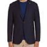 *SOLD* Eidos Napoli 'Balthazar' Navy Hopsack Sportcoat Jacket - Size 40R (Fits 38R)