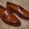 ULTRA RARE! ALDEN OF CARMEL AF12 11 C WHISKEY SHELL CORDOVAN RAVELLO LOAFER