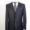 SOLD! NWT CARUSO CHARCOAL CHALKSTRIPE FLANNEL SUIT US40/EU50