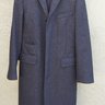 [SOLD] Skinny Guys Jcrew Ludlow Overcoat Size 34S Abraham Moon Navy Glenplaid Check Wool