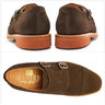 Sanders Dylan Brown Suede Double Monk Strap Shoes 9.5 UK 10.5 US BNIB