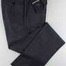 SOLD! NWT $600 Donnanna Napoli Entirely Handmade Wool Pants Slate Gray US38