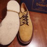 SOLD! BNIB Tricker's 'Daniel' Suede Derby Shoes in Mustard Yellow US11/UK10