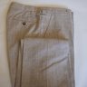 New Panta Holland and Sherry Oatmeal Flannel dress pants. Sizes 32/34/36