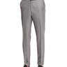 NWT $1,100 BRIONI LIGHT GREY TROUSERS 34" HANDMADE IN ITALY