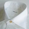 SOLD LNWOT $795 Kiton Solid White Poplin Spread Collar Dress Shirt 15.5 39 15.75 40