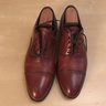 Carmina ruby shell cordovan captoe shoes size 8.5UK