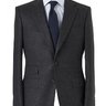 Charcoal Chester Barrie Wool Cashmere flannel suit size 52, made in Italy. SOLD