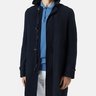 $1100 AQUASCUTUM BUXTON SINGLE BREASTED RAINCOAT, US 38