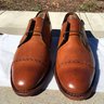 Allen Edmonds Walnut Madison Ave Cap Toe Blucher 9D