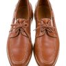 SOLD! John Lobb Monaco Boat shoes size 5E in Gold Barenia leather