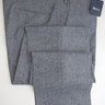 SOLD! NWT BERNY'S CLUB by SANTANIELLO SARTORIA Handmade Blue-gray Flannel Wool Dress Pants US36