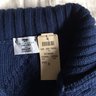 * SOLD * NWT Inis Meain Blue Cable Knit Sweater size Medium