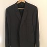 NWT £2.2k Hedi Slimane Dior Slim Dark Grey Wool Suit 54 XL