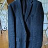 J.Crew Ludlow Sportcoat in Indigo Navy Herringbone Italian Linen 36R