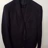 Solid navy Corneliani 'Leader Super Soft" suit in size 54R EU, Super 150's fabric. SOLD