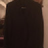 Vintage 1960's %100 Cashmere Charcoal/Black Bold Houndstooth 2 Button Blazer Size 40