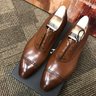 Sold-NWB Gaziano Girling Cambridge Punched Cap Toe Oxford Shoes Vintage Cedar 10E UK