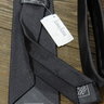 SOLD! NWT Brioni Solid Charcoal Grey Tie Retail $230