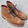 Alden x Epaulet Snuff Suede Plaza Last Wingtip Boot 9.5D